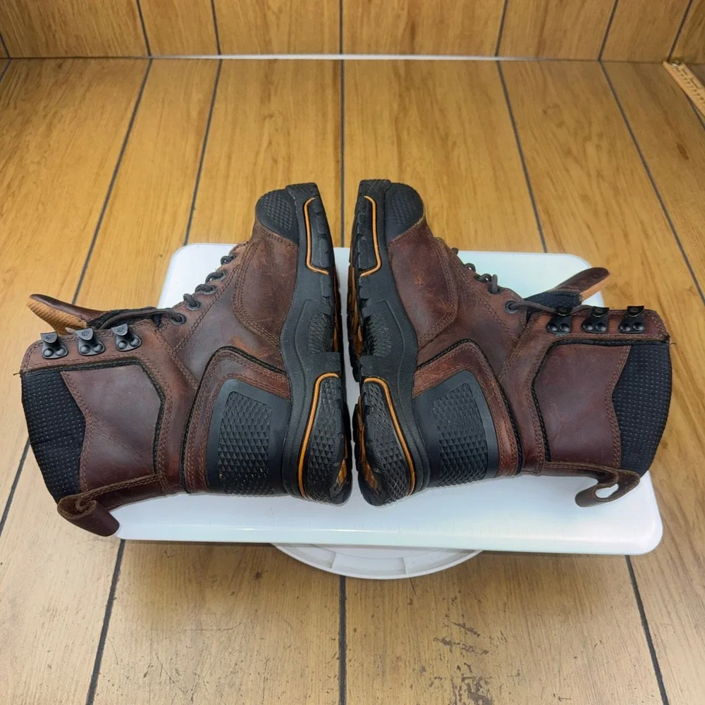 LaCrosse Adamas HD 8 Brown Leather Waterproof Work‎ Boots 460025 Mens 7 Wide